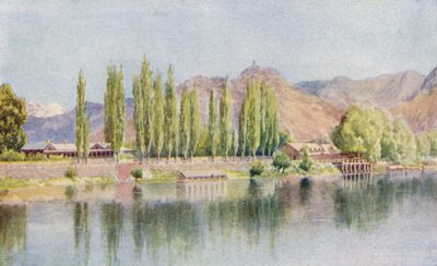 The Residency and Club, Srinagar by Edward Mary Joseph Molyneux